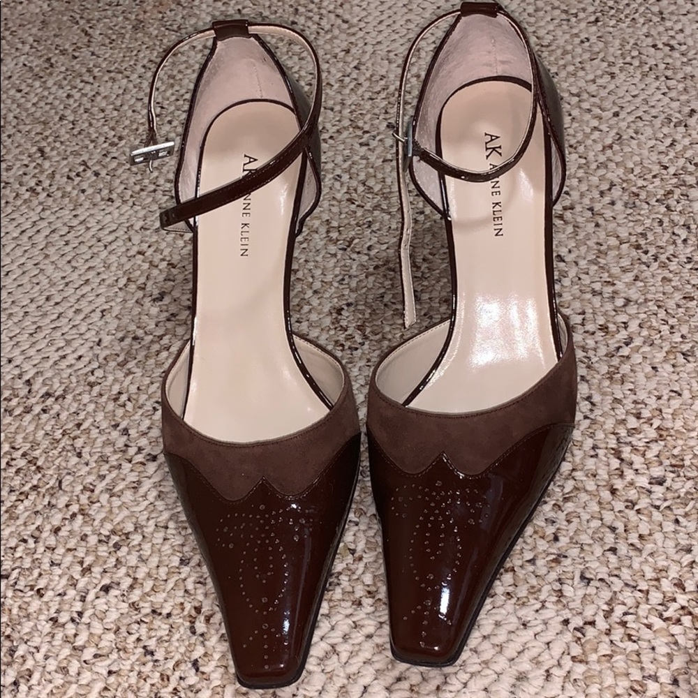 Chocolate Suede Heels size 9